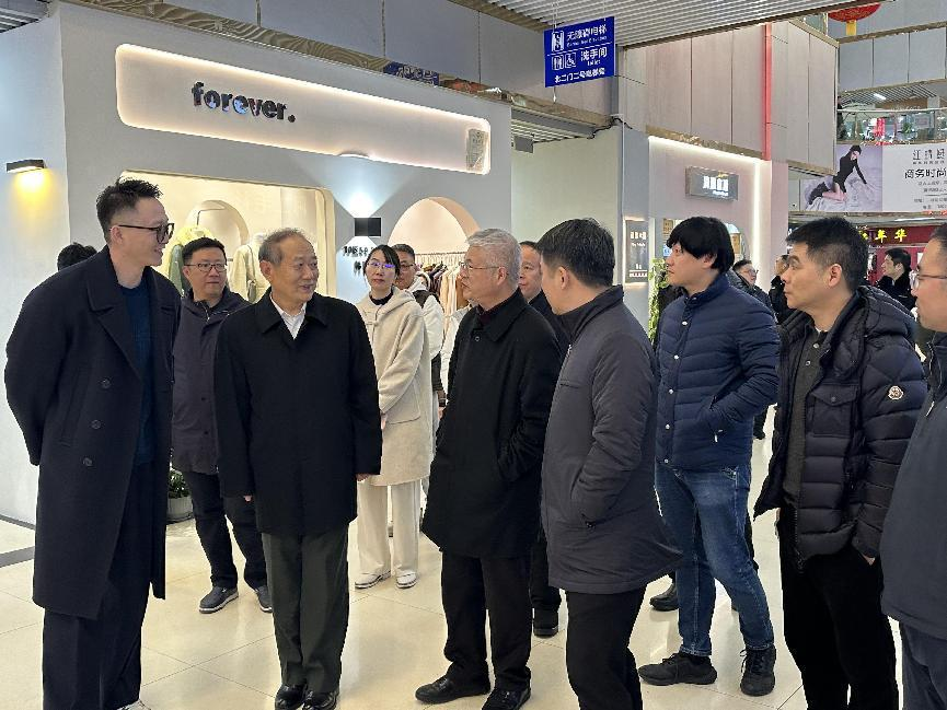 浙江省征询委调研组莅临钱江商城发展基层安然建设调研