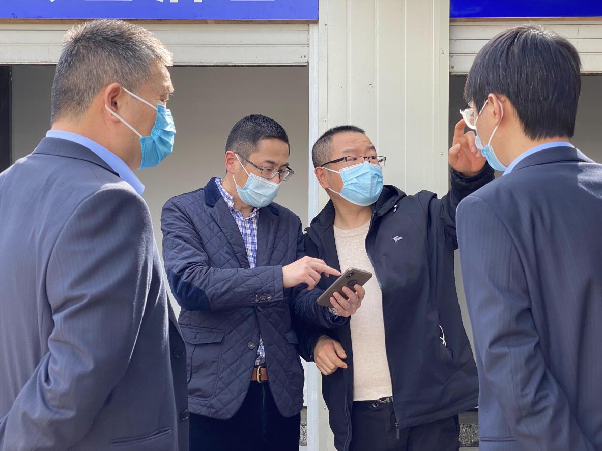 荆门市市场监管局杨庆副处长莅临钱江商城发展进口商品疫情防控领导工作