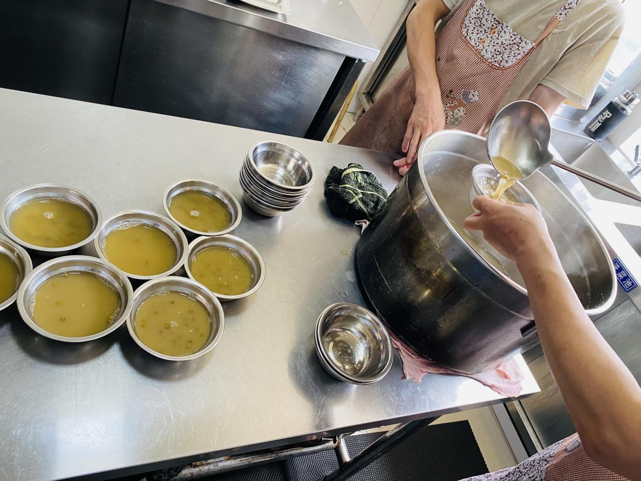 消暑绿豆汤，夏季送清冷