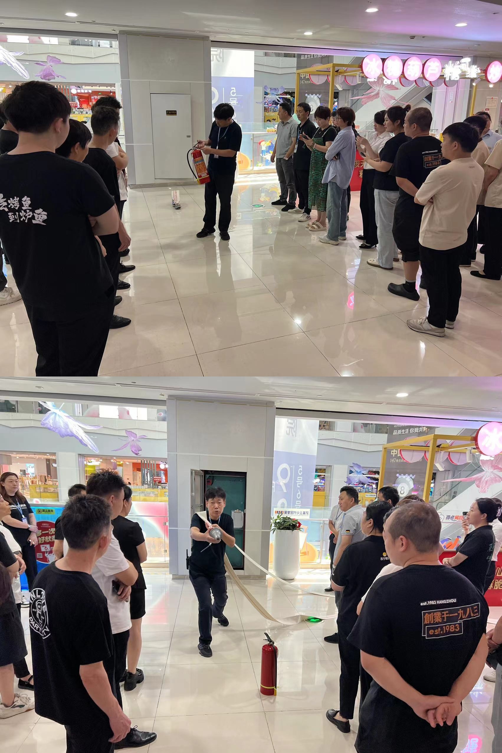 水晶城发展新入人员工消防培训，筑牢安全防线
